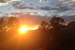 Sedona Sunset Manifesting Goals in 2017